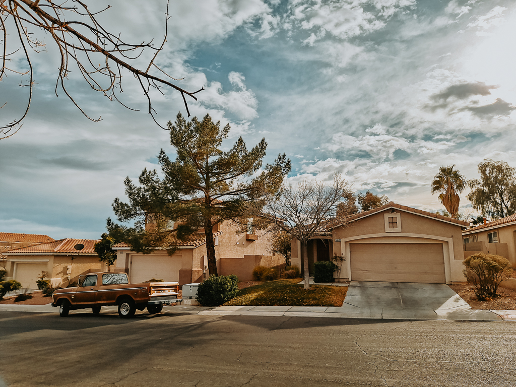 Las Vegas residential street