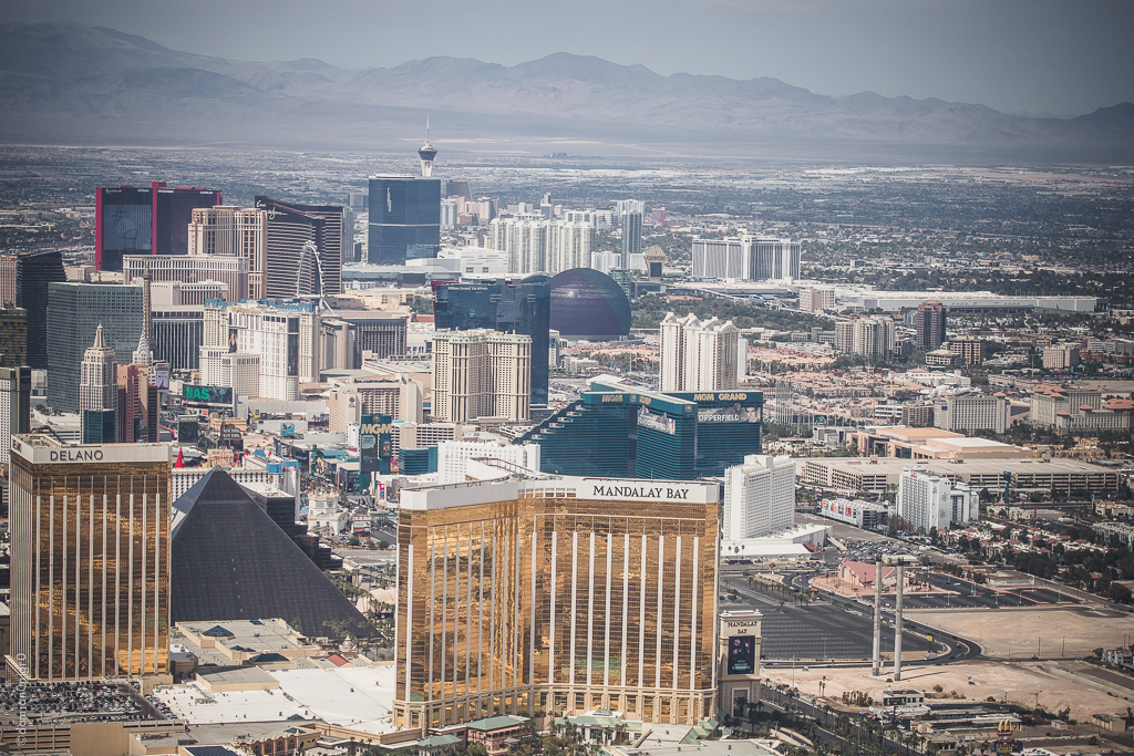 Las Vegas Strip aerial