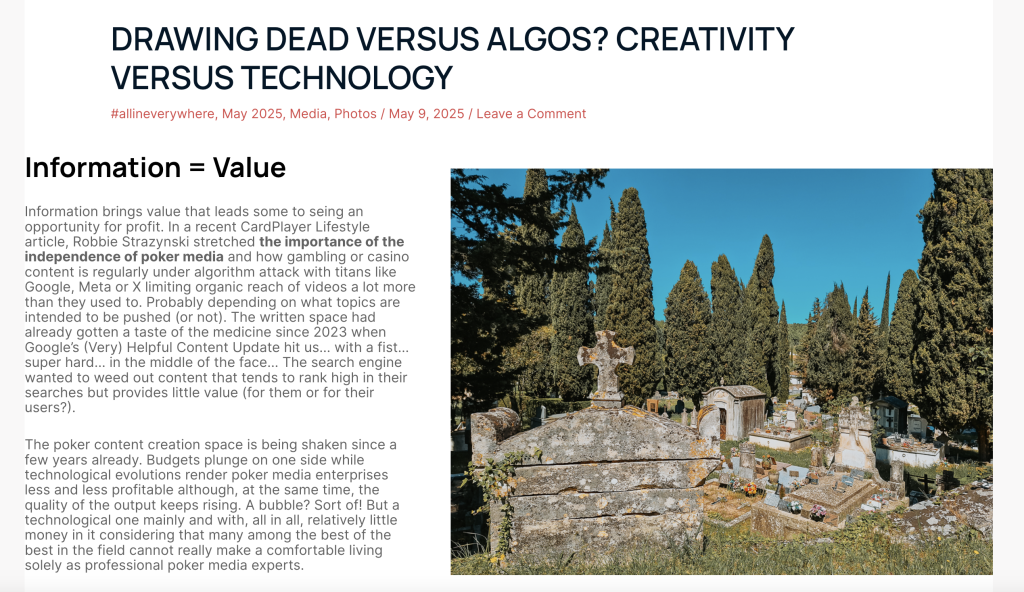 creativity vs. technology