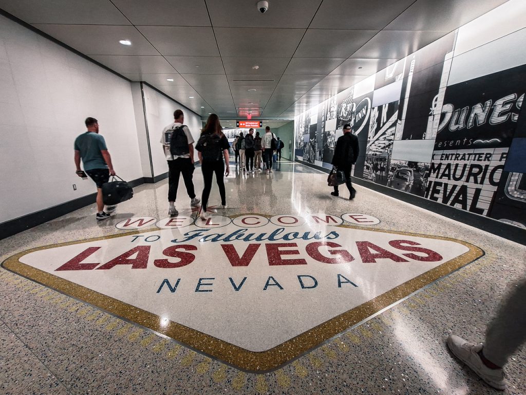arriving at Las Vegas airport © Damiano Nigro