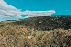 Cévennes mountains in France