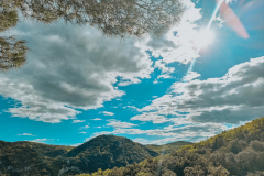 Cévennes mountains in France